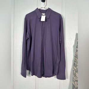 Coastaro Men’s Blue Long Sleeve Buttondown Shirt Size Large NWT